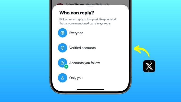 How to limit replies on new or existing posts on X (Twitter)