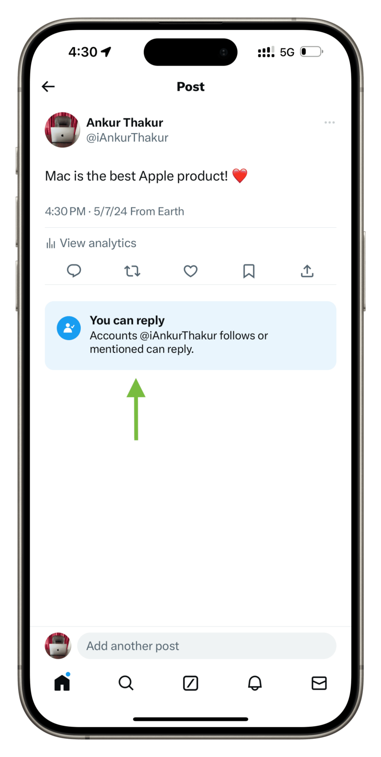 How to limit replies on new or existing posts on X (Twitter)