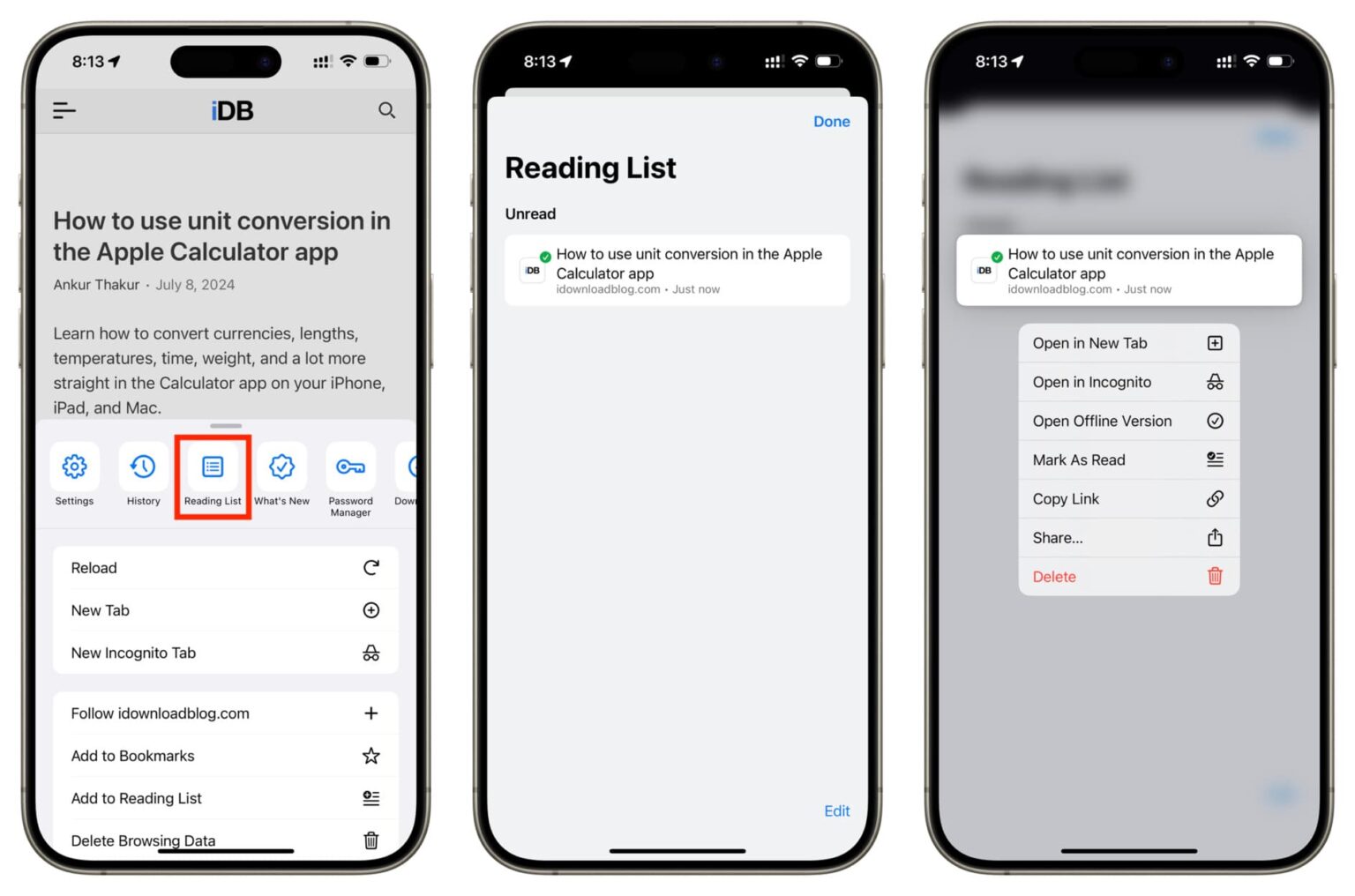 How to save articles to read later in Google Chrome