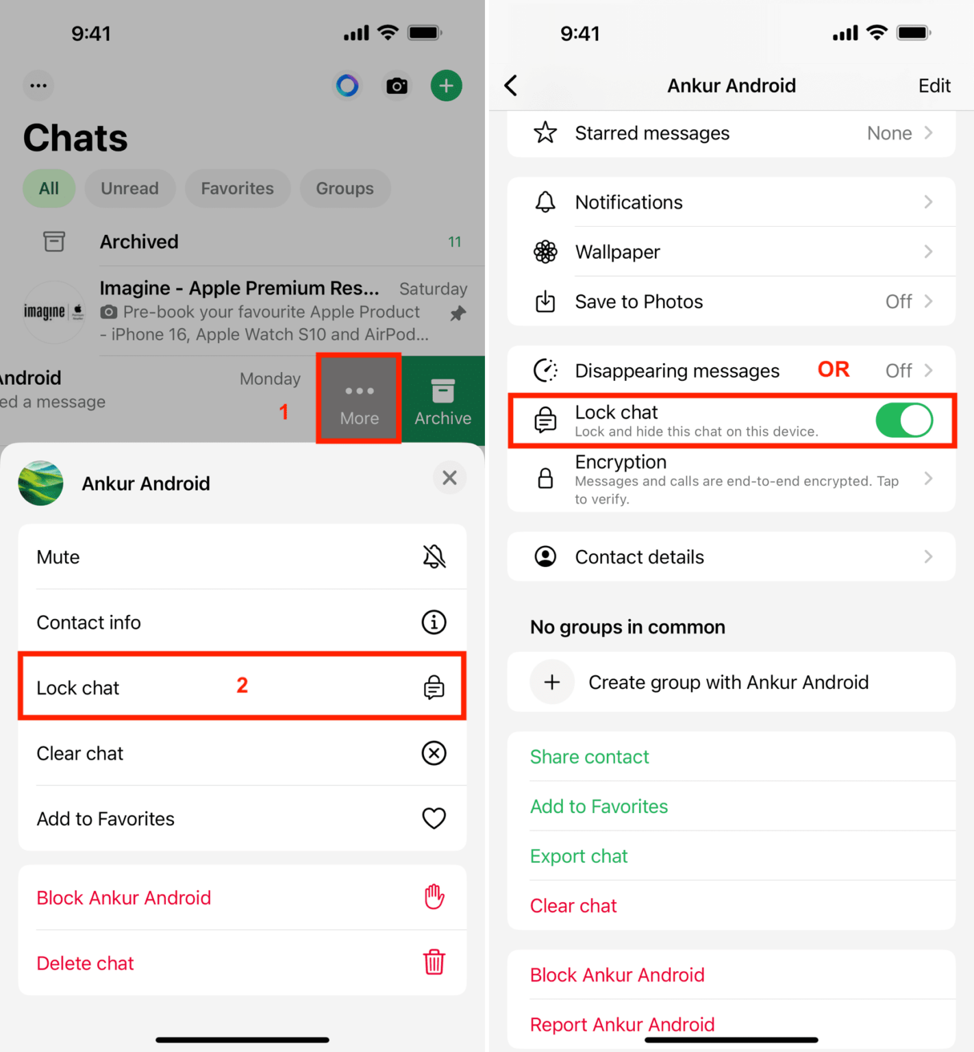 How to lock your WhatsApp chats on iPhone like a pro
