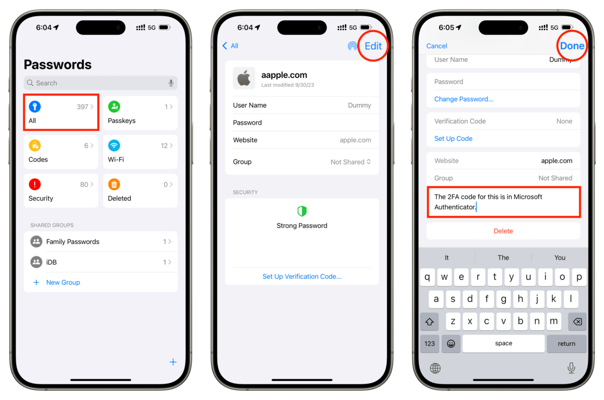 Password Notes Web Application How to add secure notes to the Apple Passwords app