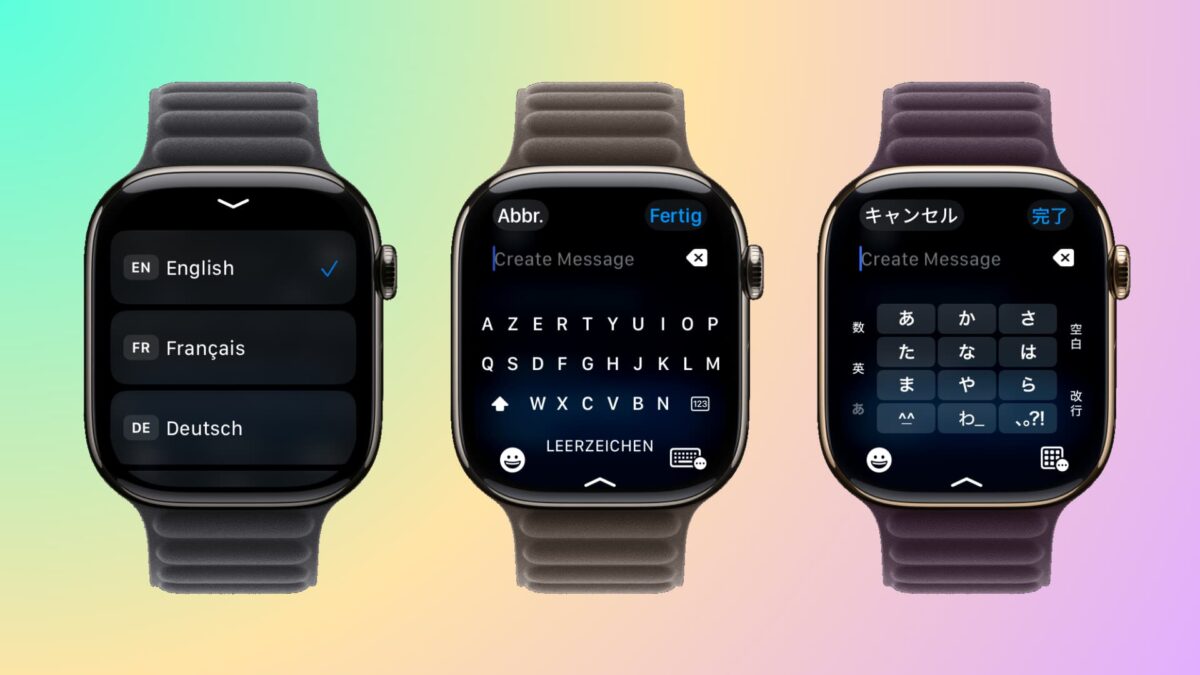 How to type in another language on Apple Watch