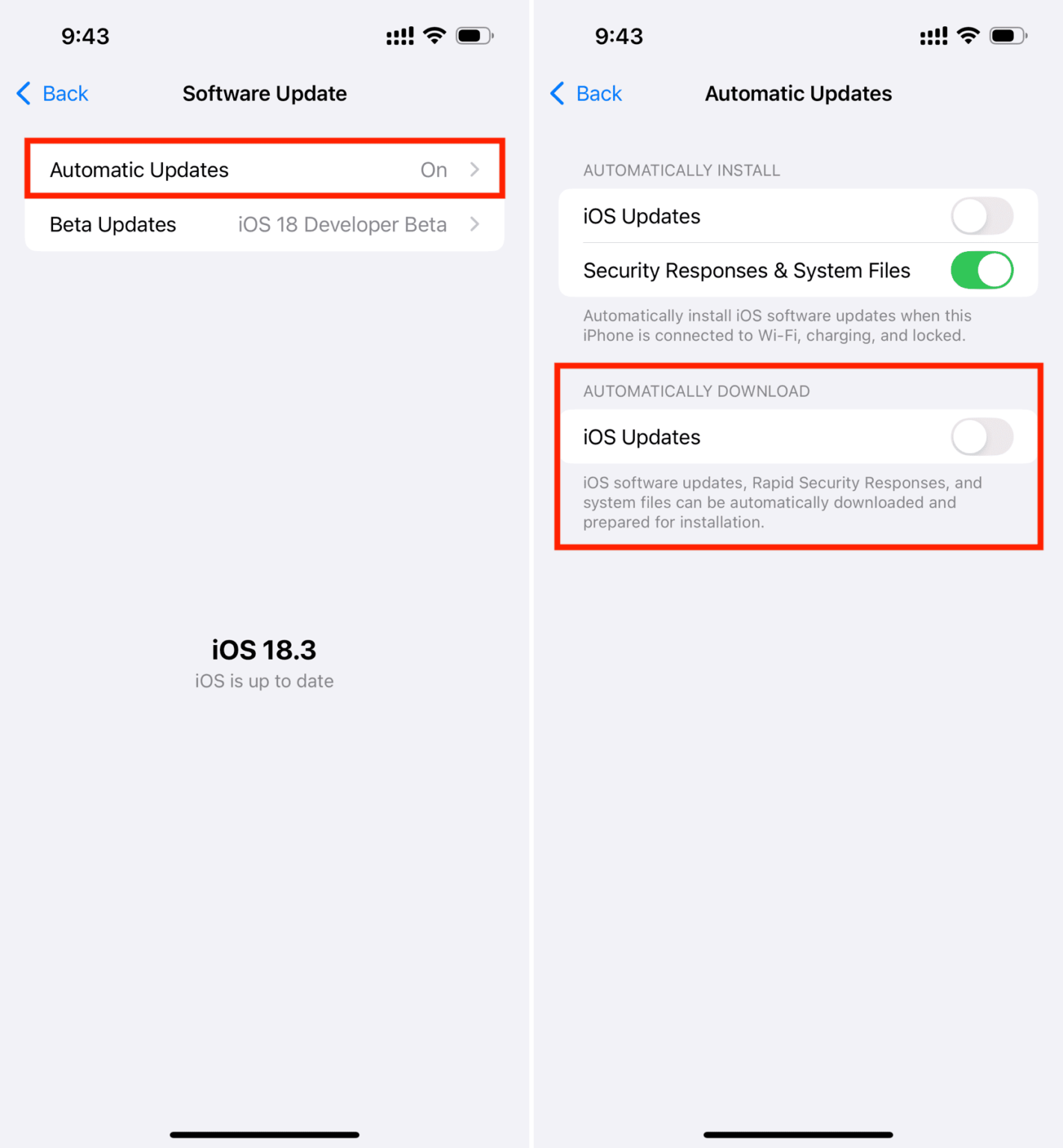 How to turn off automatic software updates for your Apple devices
