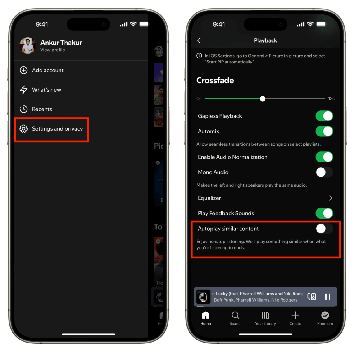 How to turn off Spotify Autoplay on phone or computer