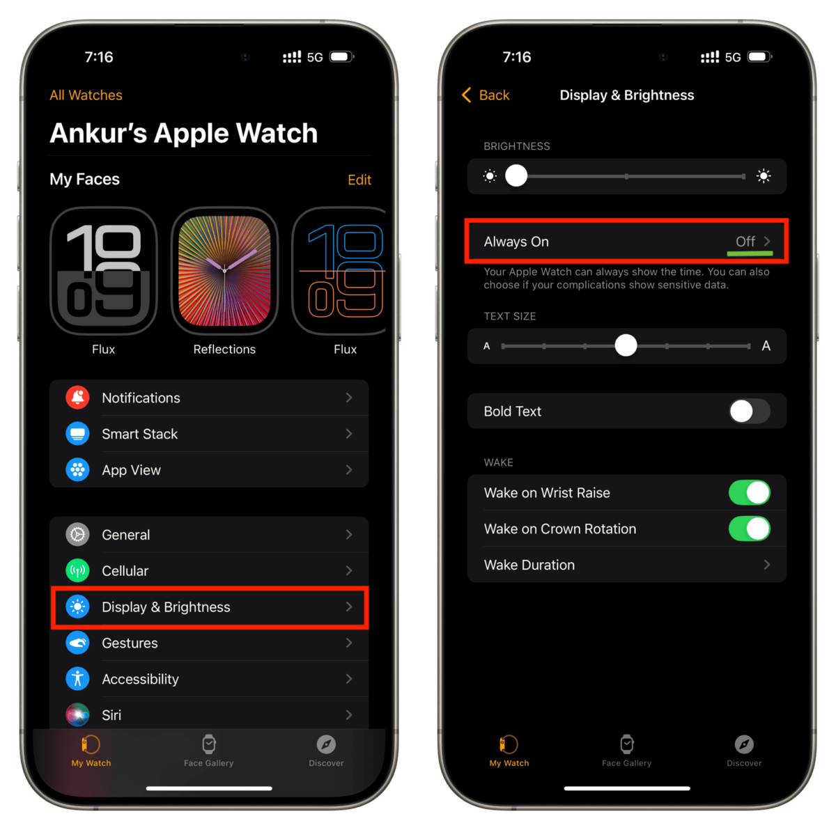 A quick fix for the Apple Watch display flickering issue
