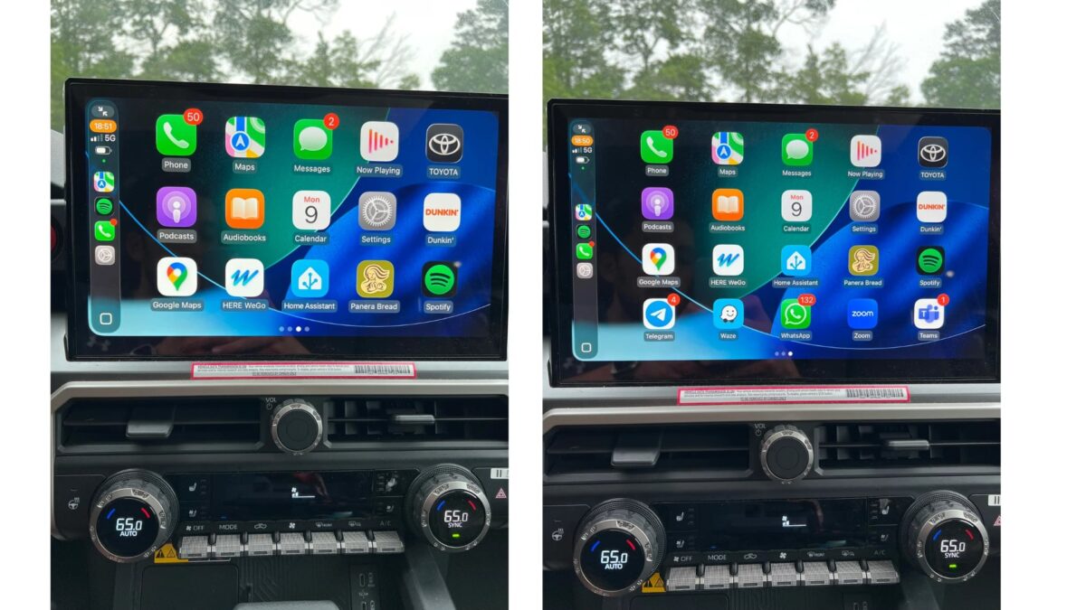 Ios Scale Screen iOS 26: Smart Display Zoom on CarPlay brings extra row of icons