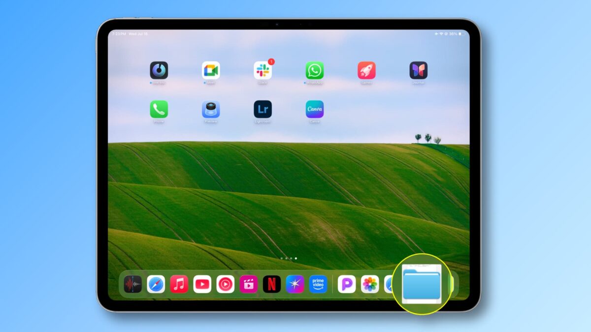 How to add folders to the iPad's Dock for quick access to your files