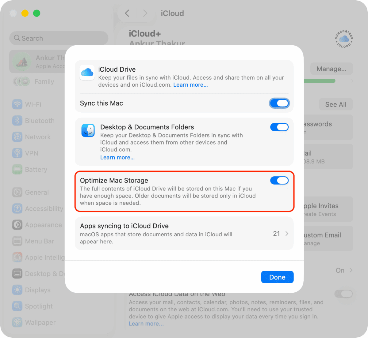 How to offload files to iCloud Drive to free up space on Mac