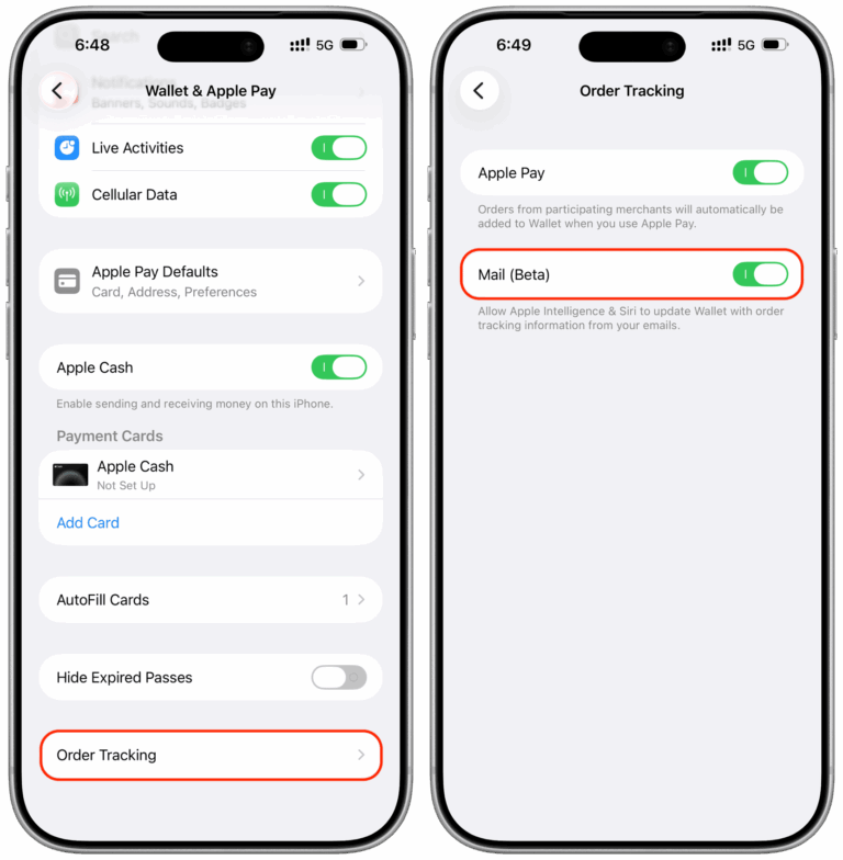 iOS 26: Get the iPhone Wallet app to track orders from emails