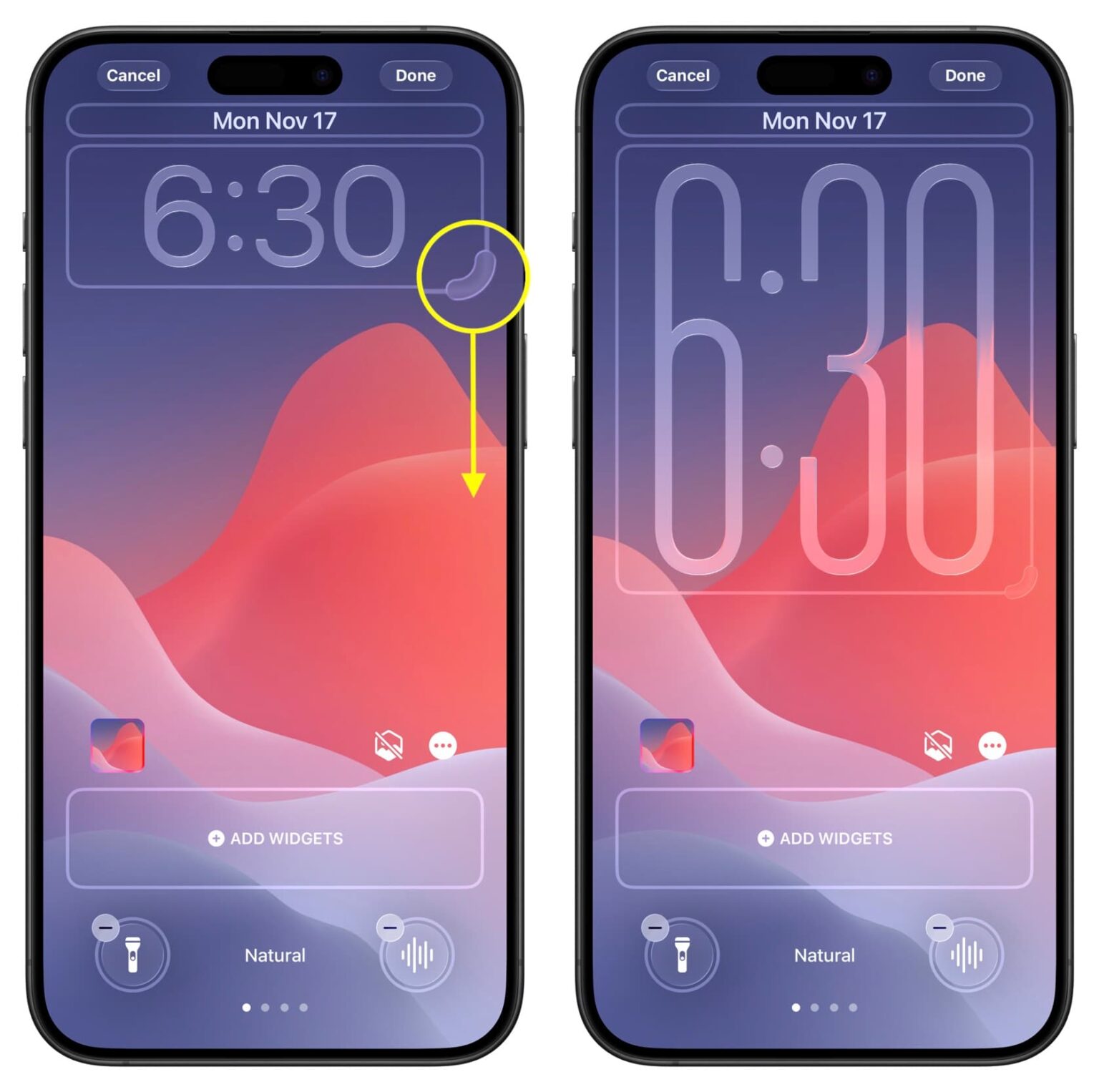 Iphone Time Button How to customize the iPhone clock face in iOS 26