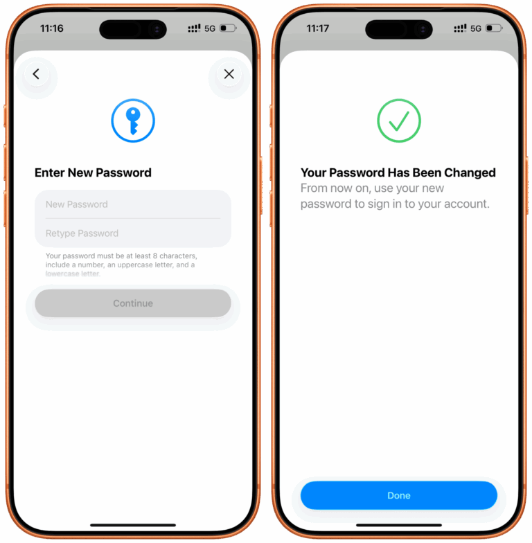 How to reset iCloud password with phone number and email