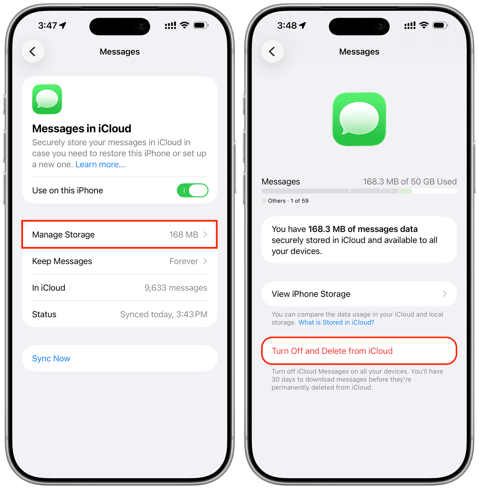 How to back up iPhone messages to iCloud and sync to all devices