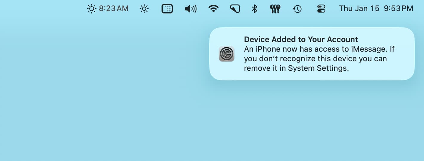 Device Added Fix iPhone messages not forwarding to Mac on macOS Tahoe