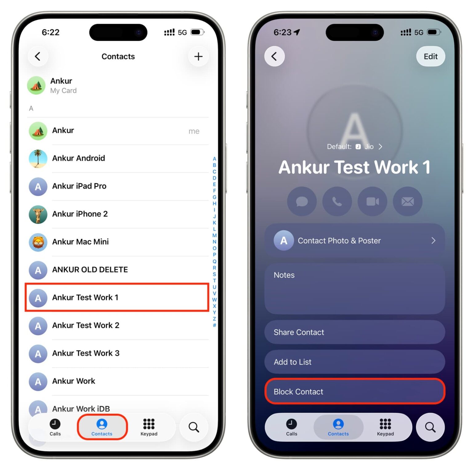 How to block or unblock a caller or message sender on iPhone