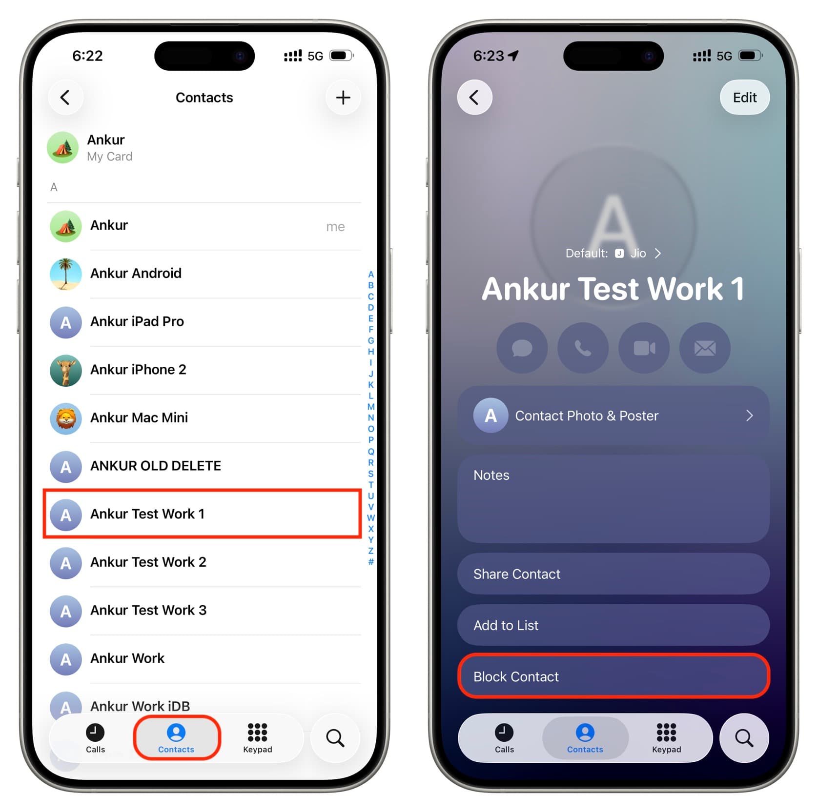 How to block or unblock a caller or message sender on iPhone