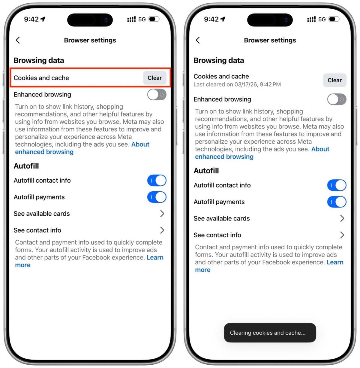 How to clear Facebook cache on iPhone or iPad