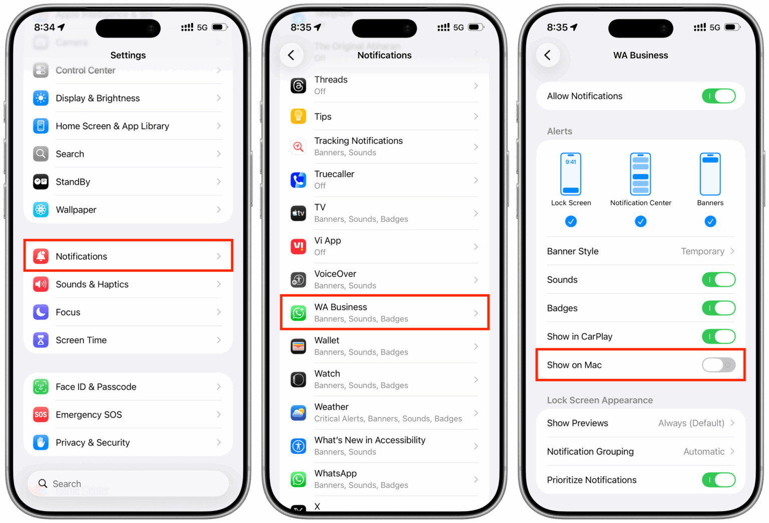 How to stop iPhone app notifications from showing on Mac