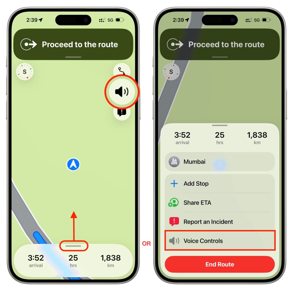 Maps Microphone Note 9 How to turn off or adjust navigation volume in Maps on iPhone