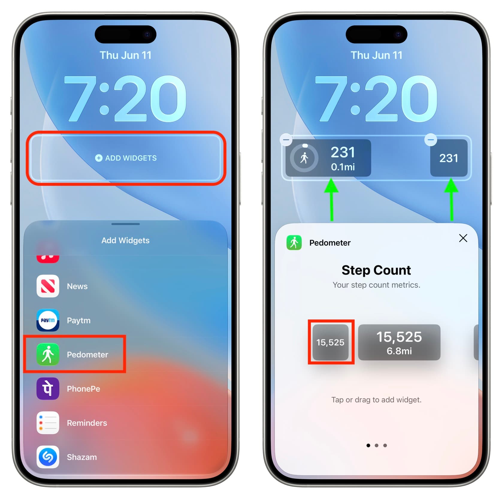 Step Lock Display How to add a daily step counter to iPhone Lock Screen