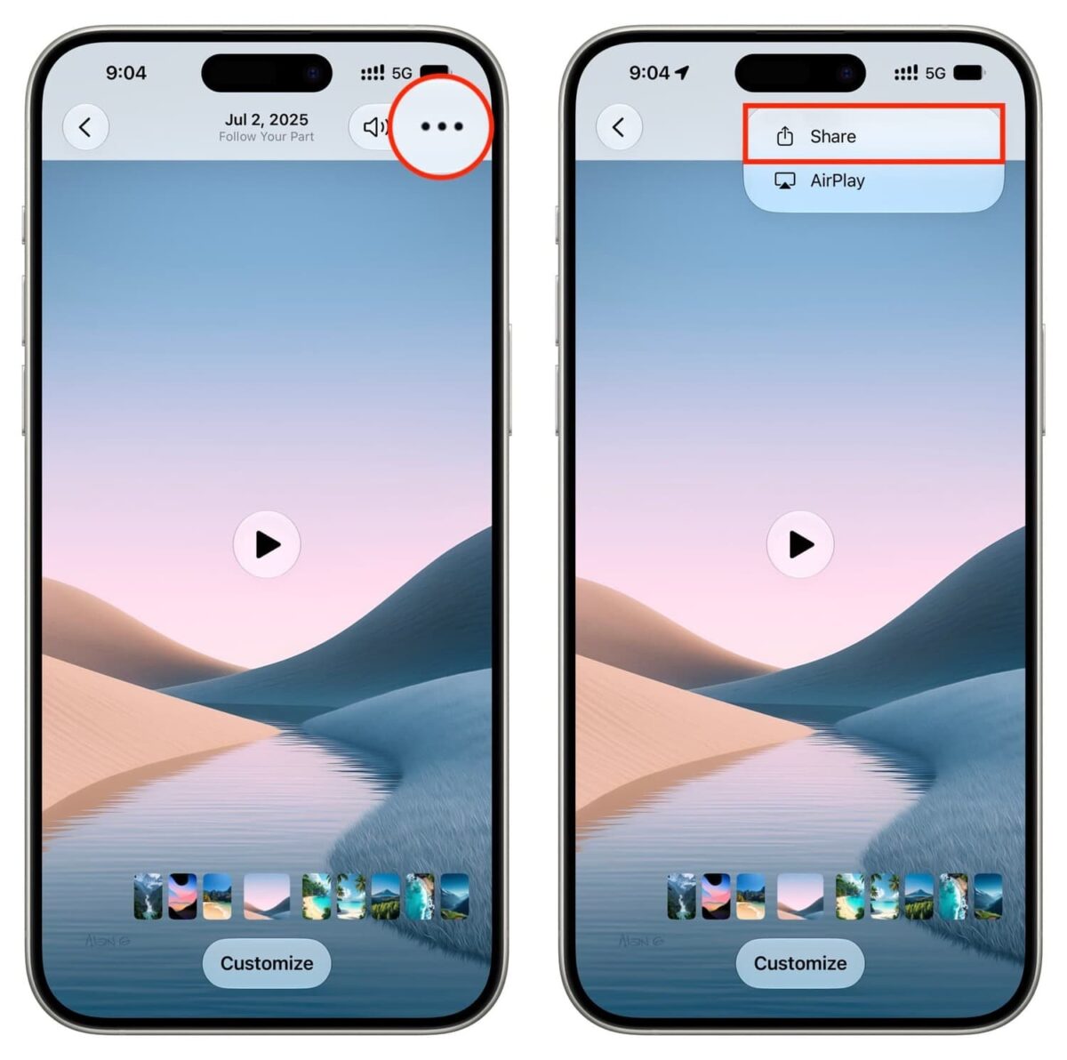 How to save a slideshow as a video on iPhone, iPad, and Mac