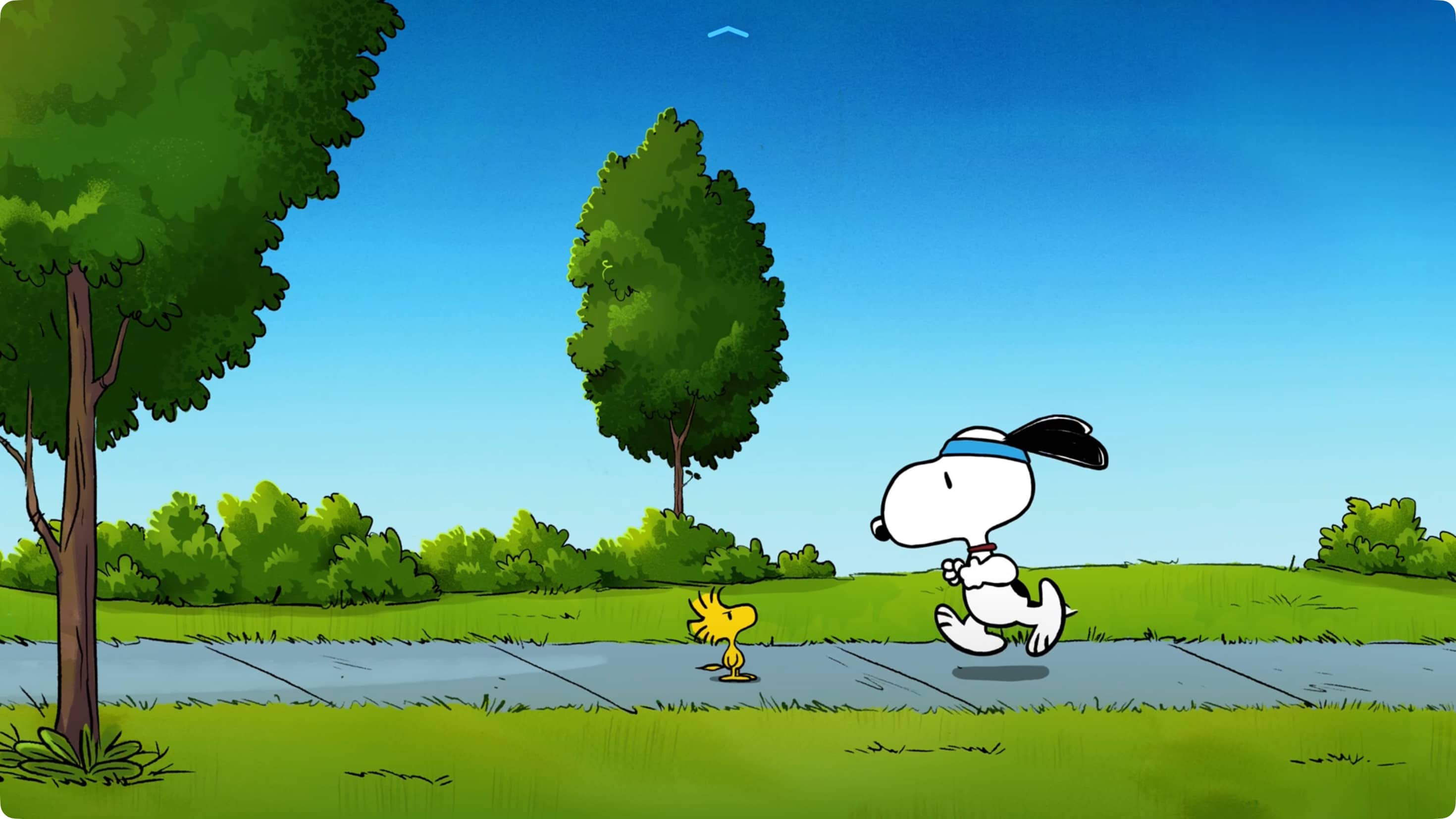 Snoopy screen saver on Apple TV