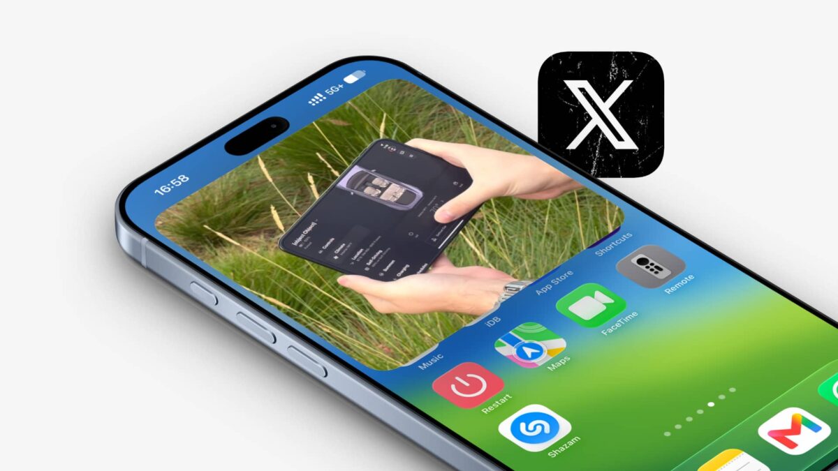 How to stop X app videos from playing in background on iPhone